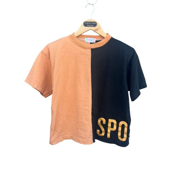 Tweeners Tops - Tweeners Women's Vintage 80s Crop Boxy Tee Shirt Size 14 LARGE